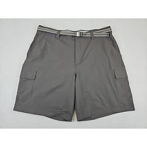 Orvis Men's Cargo Shorts Size 40 Black lightweight tech belt 100% Polyester